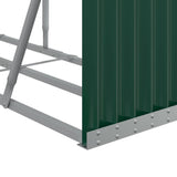 Log Holder Green 300x45x100 cm Galvanised Steel 364546