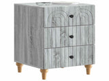 Bedside Cabinet Grey Sonoma 43x 41 x 66.5 cm Engineered Wood 894101