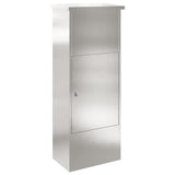 Parcel Drop Box Silver 44.5 x 29 x 110.5 cm Stainless Steel 874930