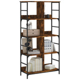 Bookshelf Smoked Oak 78.5x33x153 cm Engineered Wood 835256