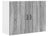 Wall Cabinet PORTO Grey Sonoma 80 x 31 x 80 cm Engineered Wood 885411