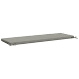 2-Piece Bench Cushions SOEST 2 pcs 100% Polyester Grey 949467