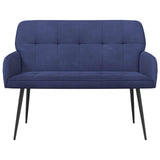2 Seater Sofa with Metal Legs 2-Seater Police Blue Velvet 42051063