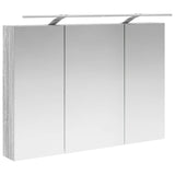 Bathroom Cabinet Set 4 pcs Grey Sonoma Engineered Wood 3406380
