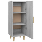 Sideboard Grey Sonoma 34.5x34x90 cm Engineered Wood 817403