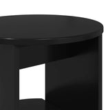 Side Cabinet Black 40 x 40 x 100 cm Engineered Wood 899844