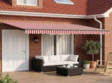 Manual Retractable Awning with LEDs 4.5 x 3 m 3419483