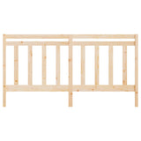 Bed Headboard 206x4x100 cm Solid Wood Pine 817810