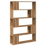 ZNTS Book Cabinet/Room Divider Artisan Oak 100x24x155 cm 856747