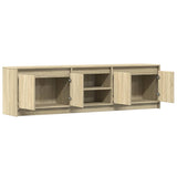 TV Cabinet with LED Sonoma Oak 180x34x50 cm Engineered Wood 3307914