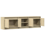 TV Cabinet with LED Sonoma Oak 180x34x50 cm Engineered Wood 3307914