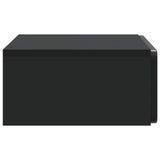 Wall-Mounted Side Table Black 59 x 34.5 x 17 cm Engineered Wood 898316