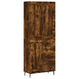 Highboard Smoked Oak 69.5x34x180 cm Engineered Wood 3200022