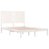 Bed Frame without Mattress White 120x200 cm Solid Wood Pine 3104409
