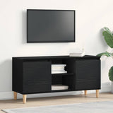 TV Cabinet Black Oak 102 x 35 x 50 cm Engineered Wood 862584