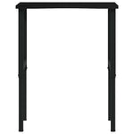 Workbench Dark Brown 80x60x cm Solid Wood Oak 3309698