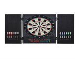 Electronic Dartboard Set, 27 Games Modes and 202 Variations, LED & 12 Soft Tip Darts and Cabinet to T3398P349129
