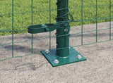 Fence Post 7 pcs Green Steel 42004290