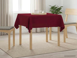Table Cloth 5 pcs Rectangular Wine Red 140 x 140 cm Polyester 42040211