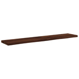 Live Edge Table Top 150 x 30 x 3.5 cm Rectangular Dark Brown 938422