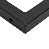 Basin Shelf Wall Mounted Steel and Solid Wood Acacia 3302853