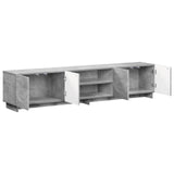 TV Stand 180 x 34.5 x 40 cm Concrete Grey Engineered Wood 8011498