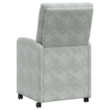 Dining Chairs with Wheels 2 pcs Light grey 58 x 67 x 97 cm 42017866