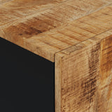Bathroom Wall Cabinet 38x33x48 cm Solid Wood Mango 351990