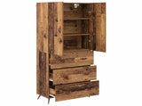 Highboard Old Wood 69.5 x 34 x 180 cm Engineered Wood 3415784