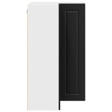 Wall Corner Cabinet PORTO Black 57 x 57 x 100 cm 885516