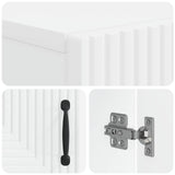 Shoe Cabinet HAARLEM 59.5 x 39.5 x 89.5 cm Engineered Wood 896865