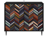 Sideboard OMMEN Black Oak 69 x 33 x 76 cm Engineered Wood 8006939