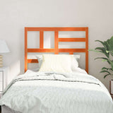 Bed Headboard Wax Brown 105.5 x 4 x 104 cm Solid Pine Wood 867388