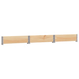 Raised Bed Hexagon 160x160 cm Solid Wood Pine 4010317