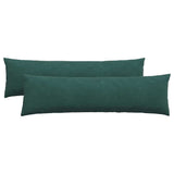 Sofa Pillows 2 pcs Dark Green 145 x 40 cm Corduroy Fabric 42013844