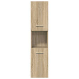 5 Piece Bathroom Furniture Set Sonoma Oak Engineered Wood 3325021