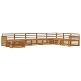 Outdoor Sofa Set 8 pcs Natural 3383717