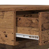 Coffee Table Old Wood 90 x 90 x 28 cm Engineered Wood 868802