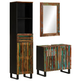 3 Piece Bathroom Furniture Set Solid Wood Acacia 3217105