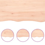 Table Top 140x60x cm Untreated Solid Wood Oak 3156318