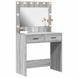 Dressing Table Grey Sonoma 78.5 x 41 x 135 cm Engineered Wood 865033