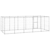 Outdoor Dog Kennel Galvanised Steel 12,1 m 3082309