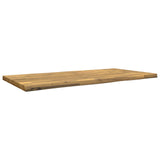Live Edge Table Top 100 x 60 x 3.5 cm Rectangular White 938619
