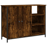 Sideboard Smoked Oak 100x33x75 cm Engineered Wood 835551