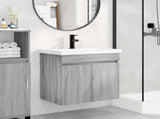 Bathroom Vanity Unit with Tap Grey Sonoma 61 x 40 x 74.5 cm 889542