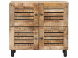Storage Cabinets Natural 60 x 33 x 75 cm Solid Mango Wood 4018870