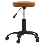 Office Swivel Chair Brown Velvet 333172