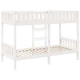 Bunk Bed White 90x200 cm Solid Wood Pine 3308602
