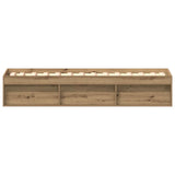 Bed Frame without Mattress Artisan Oak 90x200cm Engineered Wood 3328815