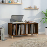 Record Cabinet Brown Oak 100x38x48 cm Engineered Wood 831980